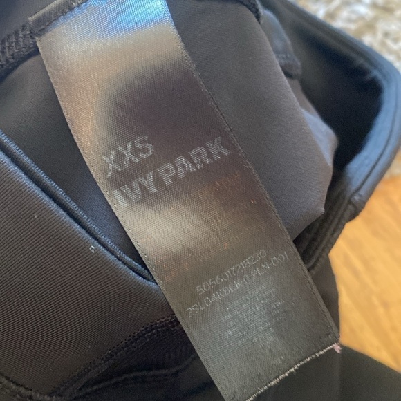 Ivy Park Black Stretch Leggings Size XXS - Picture 5 of 10